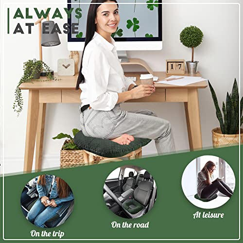 Donut Pillow for Tailbone Pain (Dark Green)