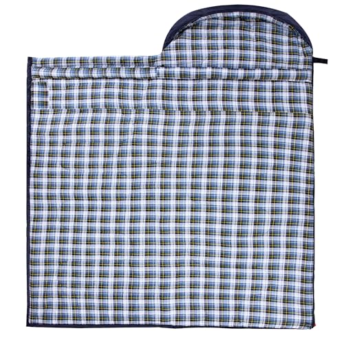 Sleeping Bags for Adults XXL Cold Weather (Navy Blue / 20F Right Zip)