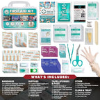 120 Pieces Hardcase First Aid Kit (120 Pieces)