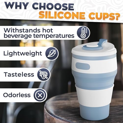 Collapsible Coffee Cup with Lid