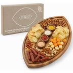 American Football Charcuterie Board 16X9.5 Inch (16"L x 9.5"W)