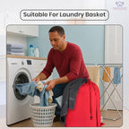 LFH Home Cotton Rich Large Premium Canvas Laundry Bag (28"x36" (Pack of 4) / Red)
