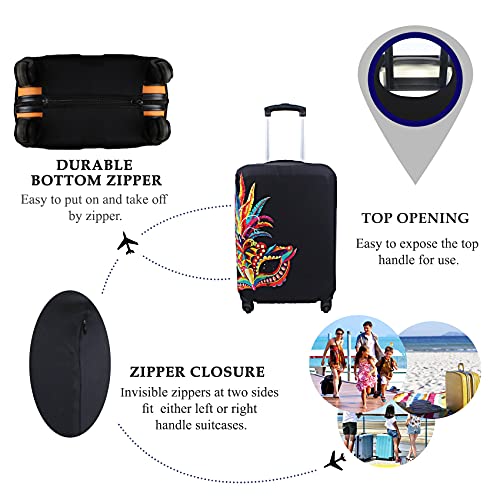Travel Luggage Cover Fits 18 (S / Carnival)