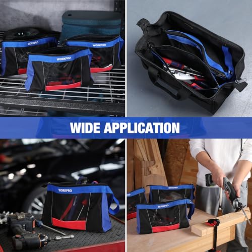 12" Tool Pouches with Zipper (Black)