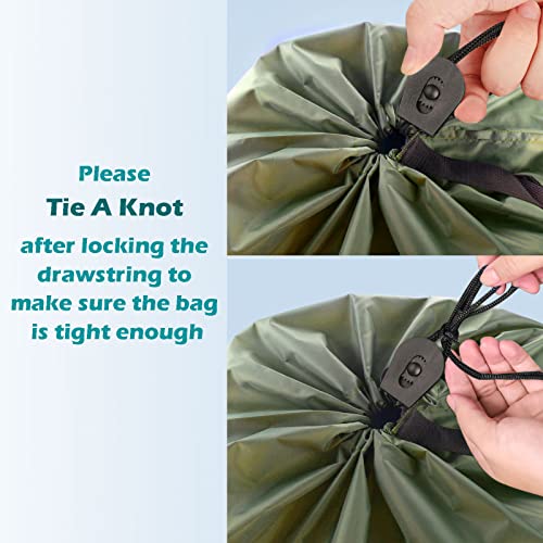 Heavy Duty Laundry Bag (Green / 41" x 28" x 1")