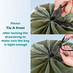 Heavy Duty Laundry Bag (Green / 41" x 28" x 1")