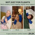Twist Memory Foam Travel Pillow (Sapphire / Standard (26"))