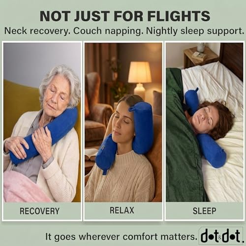 Twist Memory Foam Travel Pillow (Sapphire / Standard (26"))