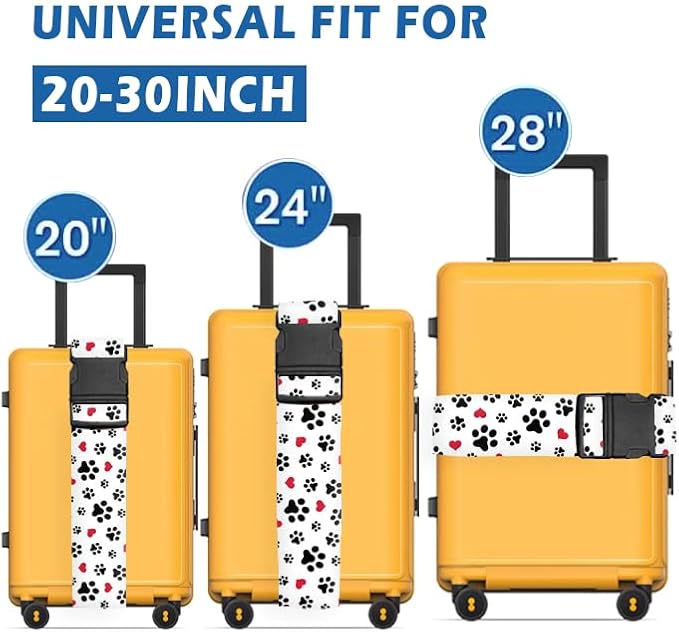 Luggage Straps for Suitcases Travel Belt Accessories, Cute Suitcase Strap - Image 2