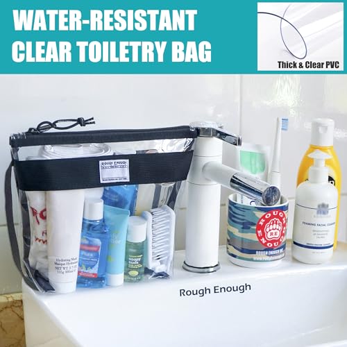 Rough Enough Clear Toiletry Bag