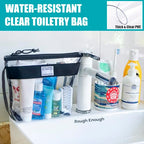 Rough Enough Clear Toiletry Bag