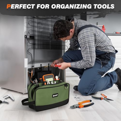 12" Tool Bag Small 2 (12" x 7" / Orange/Green 2Pack)