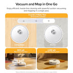 Q7 M5+ Robot Vacuum and Mop (White)