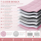 King Size Weighted Blanket for Adults 25lbs (04-pink / 88" x 104" | 25lbs)