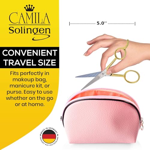 CS07 Hair Scissors Professional 5 Inch Very Sharp Grooming Scissors. Razor Edge Barber Hair Cutting Scissor. Carbon Steel Hair Cutting Shears for Salon. Made of in Solingen Germany (5 inch (Pack of 1))