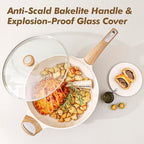 Ceramic Pots and Pans Set Nonstick (Ceramic Taupe)