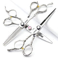 6 Inch Professional Hairdresser Scissors Left Handed Hairdresser Scissors Set (6-inch 3pc-b)
