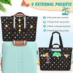 Extra Large Beach Bags for Women (Color Wave Point)