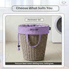 LFH Home Cotton Rich Large Premium Canvas Laundry Bag (28"x36" (Pack of 6) / Lavender)