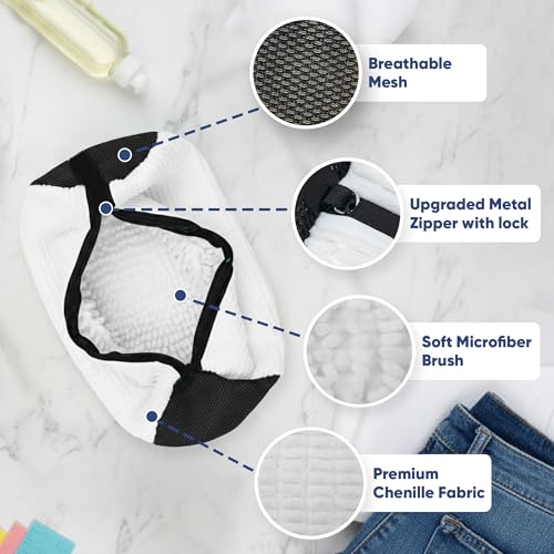 Shoe Washing Machine Bag (2PCS White)