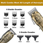 Mens Hair Clippers and Trimmers Set (Bronze)