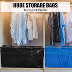 4 Pcs 66 Gallon Extra Large Moving Bags Heavy Duty Storage Bag (66 Gallon / 4 Colors)