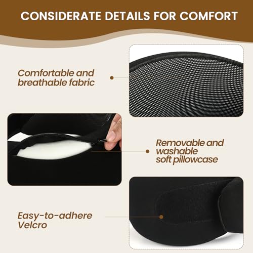 Neck Pillow Travel Pillow uses Memory Foam to Support Neck Comfort