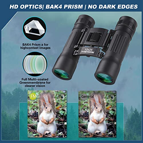 12x25 Mini Binoculars (12X25)