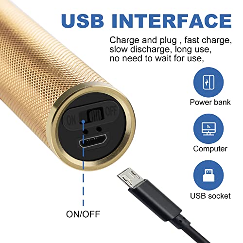 Professional Beard Trimmer for Men (Gold)