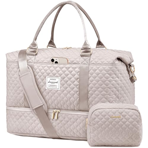 Travel Duffle Bag (Antiquewhite-b / Large-2 Pcs)