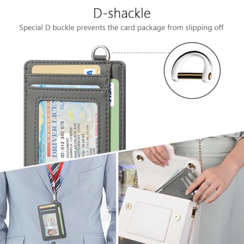 Slim Minimalist Wallet RFID Credit Card Holder for Men (small / Dimgray)