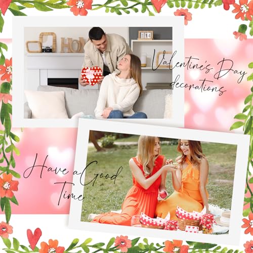 100 Pcs Valentine's Day Wax Paper Sheets for Food Wrapping (Red, White / Classic)