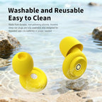 Ear Plugs for Sleeping Earplugs for Concerts Noise Cancelling Reusable Soft Silicone Noise Reduction Earbuds for Travel (Yellow)