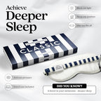 Pure Silk Sleep Mask [100% 6A Mulberry Silk (Classic Stripe)
