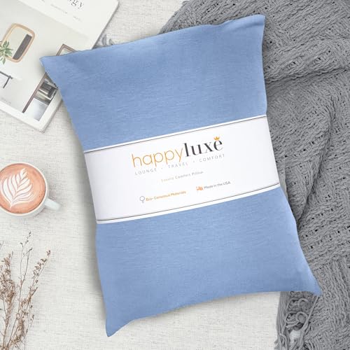 Travel Pillow for Airplanes (Serenity Blue)
