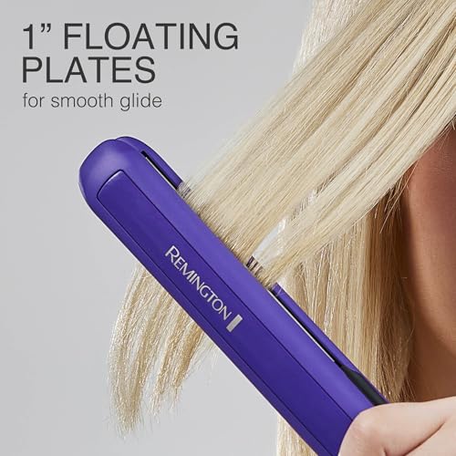 1" Flat Iron Hair Straightener with Anti (Purple / 1 inch)