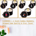 3 Pack Low Temperature Massage Oil Candle Set