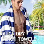 Microfiber Beach Towel Sand (F-set (9) / Large(60x30"))