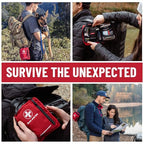 Comprehensive Premium Survival First Aid Kit (Travel)