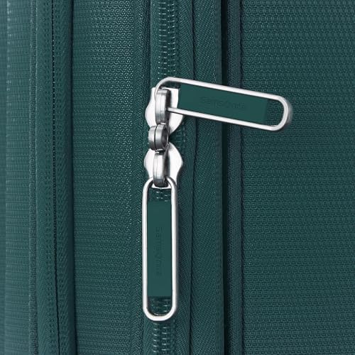 UpLIFT Lightweight Medium Checked Softside Luggage with Spinner Wheels (Medium Checked / Emerald Green)