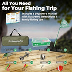 Kids Fishing Pole (Green (Essential Set) / 5ft)