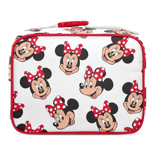 Disney Minnie Mouse Kids Lunch Box & Insulated Lunch Bag (Regular / Disney: Minnie Mouse Fun)
