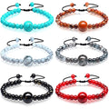 6 Pcs Motion Sickness Bracelets Cruise Essentials (Cute Colors)