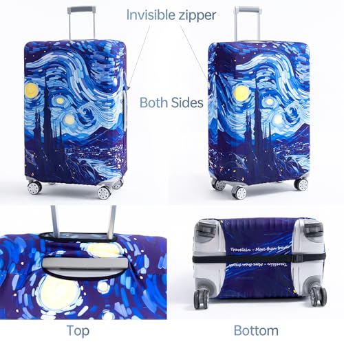 Travelkin Suitcase Covers For Luggage Tsa Approved Luggage Covers Protector (Galecy / L)