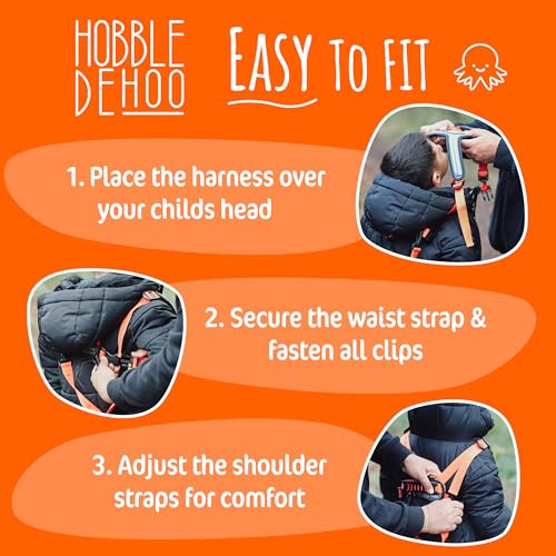 Autism Safety Harness with leash for Kids 2 (Original (Orange))