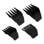 Professional Peanut Clipper Guards for Wahl Peanut – From 1/8 Inch to 1/2 Inch, Fits for Wahl Peanut, Black-4PCS