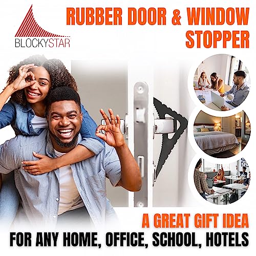 Rubber Door Stopper & Window Wedge (Purple)
