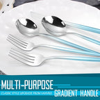 Gradient Blue Silverware Set (Gradient Blue)