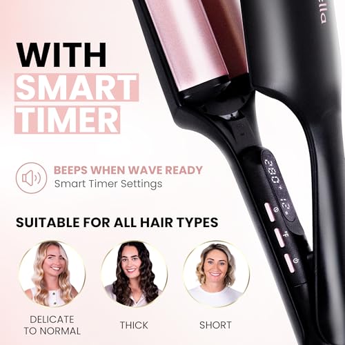 Ultimate Waver Curling Iron (Black/Rose Gold)