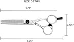 Cricket S1 Pro Series T30 Thinning Haircut Shears, Stylist Barber Salon Tools, Hair Cutting Scissors Professional, Convex Edge, Swedish Steel Hair Scissors Professional for Women and Men